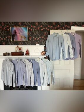 Lot of 10 Brooks Brothers Non-Iron shirts size 14.5/33